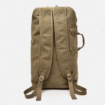 Men’s Large Capacity Canvas Backpack for Sports & Travel