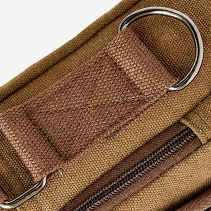 Retro Canvas Messenger Bag for Men – Crossbody Shoulder Bag for Business & Travel - VOTVO
