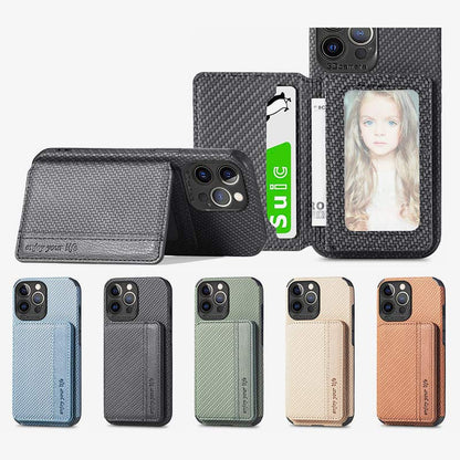 RFID Blocking Phone Case Wallet with Card Holder Kickstand for iPhone - VOTVO