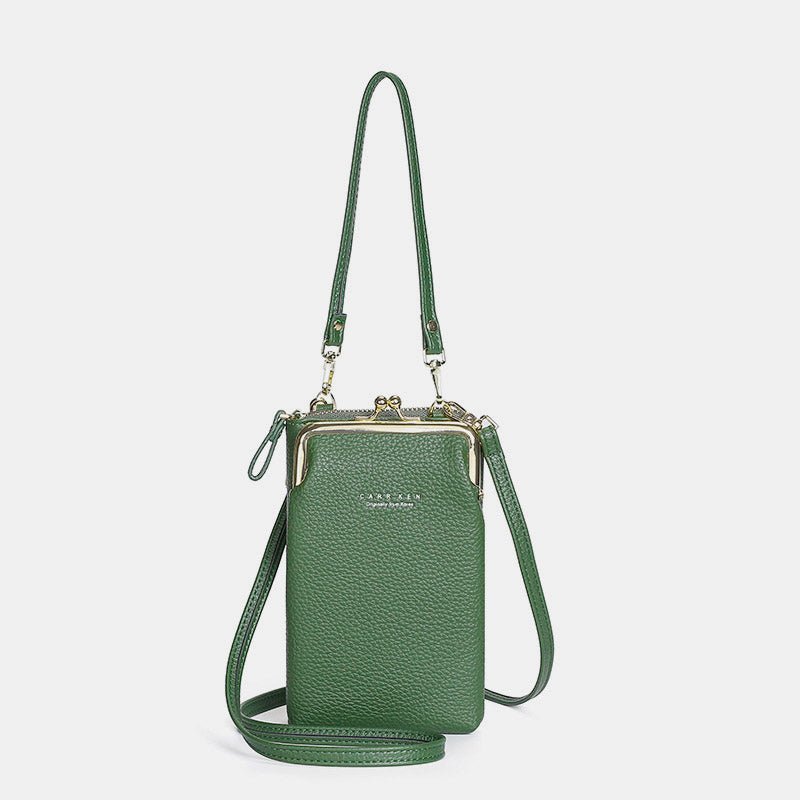 Multifunctional Kiss - Lock Crossbody Phone Bag - VOTVO