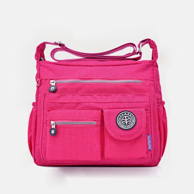 Large Capacity Waterproof Casual Crossbody Bag for Women – Multi-Pocket & Adjustable Strap
