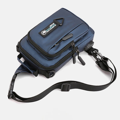Pratica borsa a tracolla da uomo – Borsa da viaggio impermeabile