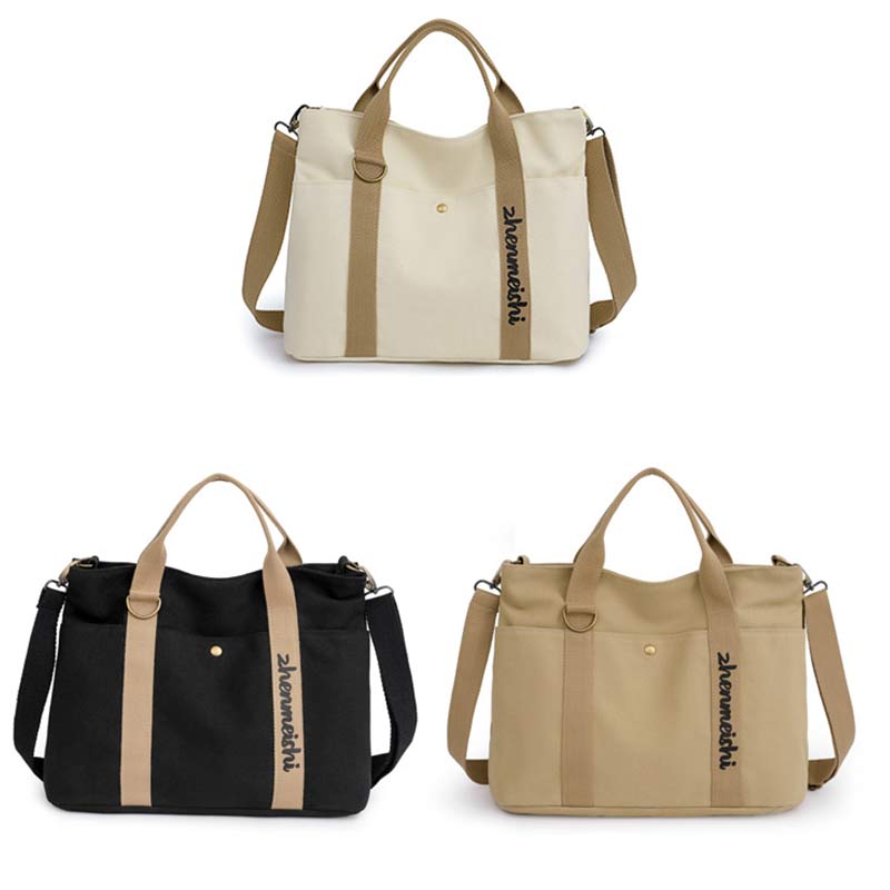 Reusable Water - Resistant Canvas Tote Bag – Versatile Crossbody Shoulder Bag - VOTVO