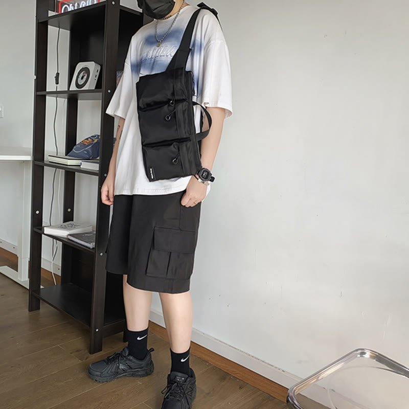 Men’s Sports Waist Bag – Large Capacity Leisure Crossbody Bag - VOTVO