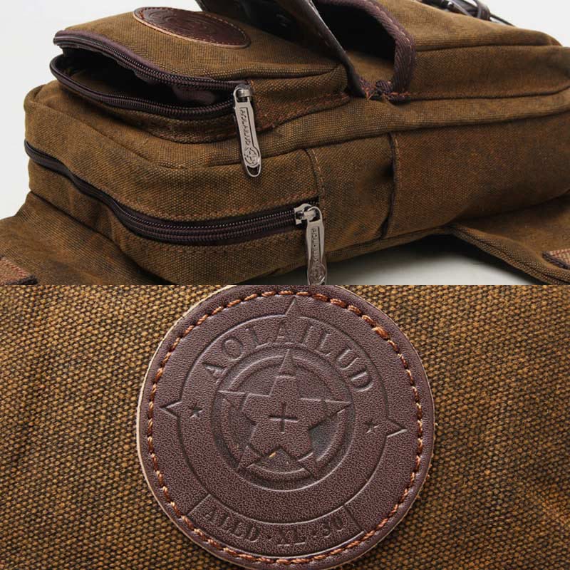 Sling Bag for Men – Lightweight Outdoor Sport Canvas Crossbody Backpack