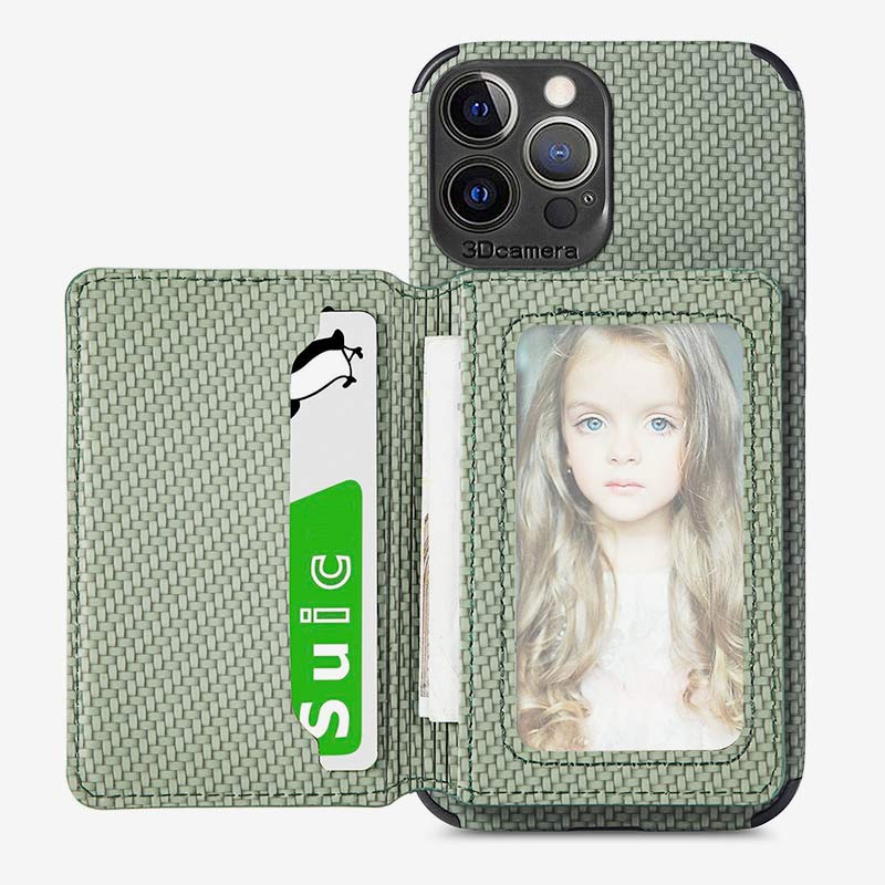 RFID Blocking Phone Case Wallet with Card Holder Kickstand for iPhone - VOTVO