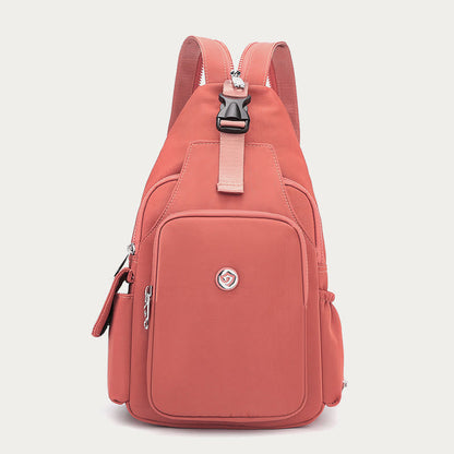 Multifunctional Sling Backpack for Women – Waterproof Nylon Crossbody Bag with Adjustable Strap for Daily Use