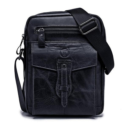 Bull Captain Genuine Leather Crossbody Bag – Stylish & Practical for Daily Use, Travel, and Business - VOTVO