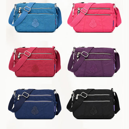 Urban Casual Crossbody Bag for Women – Lightweight Nylon Cloth Mother Bag