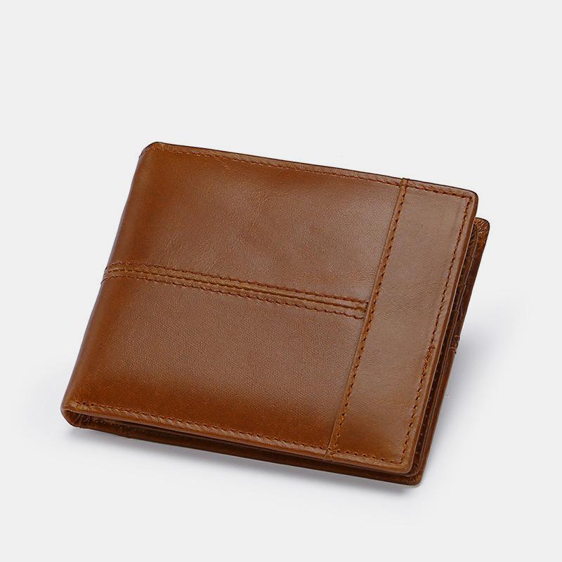 Retro RFID Multi - Slot Wallet – Leather, Stylish and Secure for Men - VOTVO