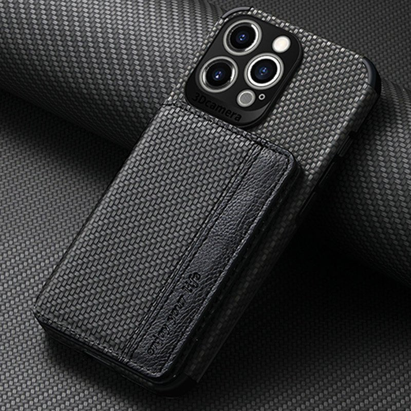 RFID Blocking Phone Case Wallet with Card Holder Kickstand for iPhone - VOTVO