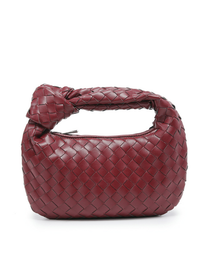 Mini Leather Knot Bag – Elegant Daily Handbag