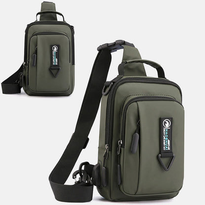 Pratica borsa a tracolla da uomo – Borsa da viaggio impermeabile