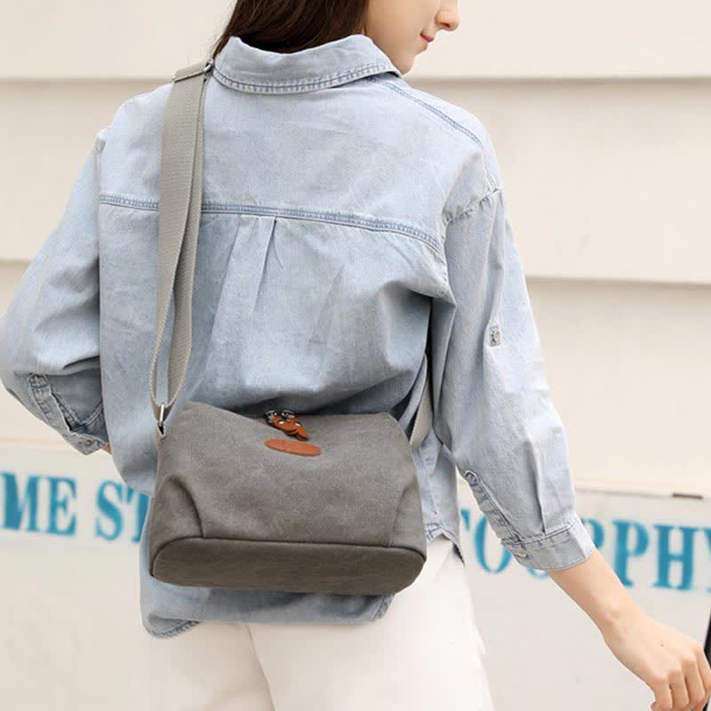 Lightweight Canvas Crossbody Bag for Women | Small Shoulder Purse - VOTVO