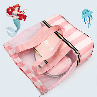 Leisure Beach Bag for Women – Travel & Fitness Nylon Shoulder Bag