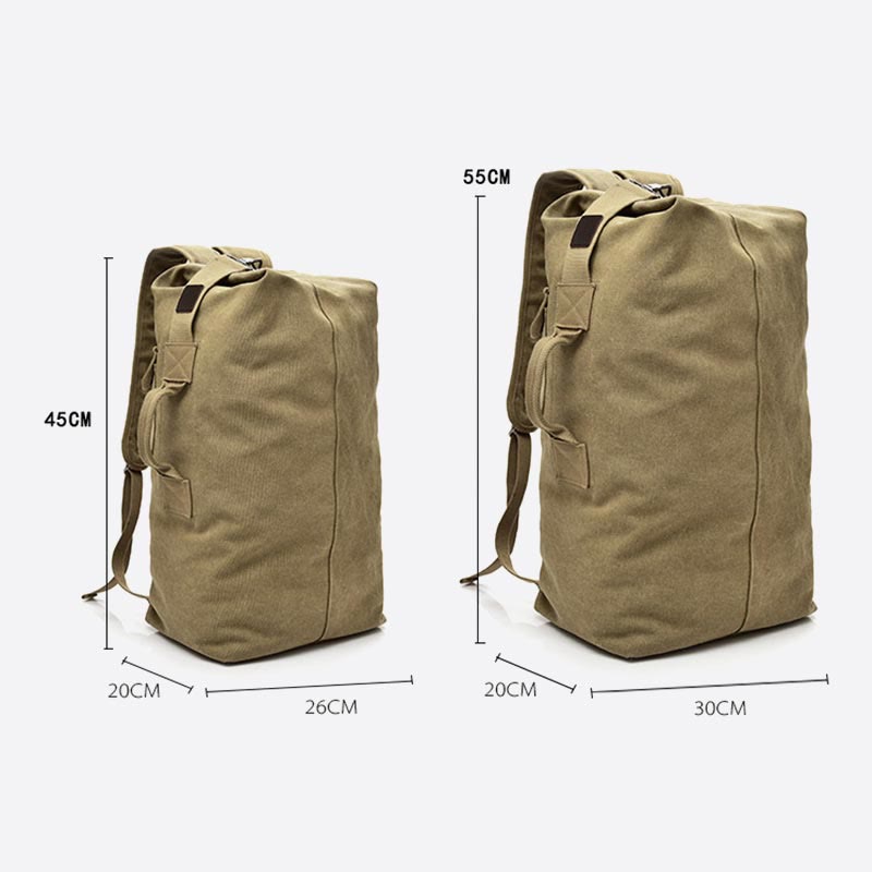 Men’s Large Capacity Canvas Backpack for Sports & Travel - VOTVO