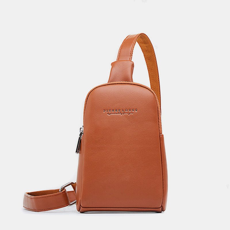 Lightweight Casual Sling Bag for Women – PU Leather Small Crossbody Backpack - VOTVO