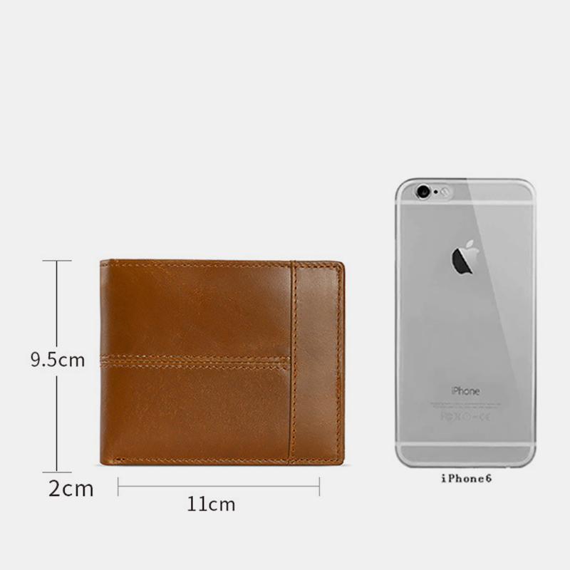 Retro RFID Multi - Slot Wallet – Leather, Stylish and Secure for Men - VOTVO