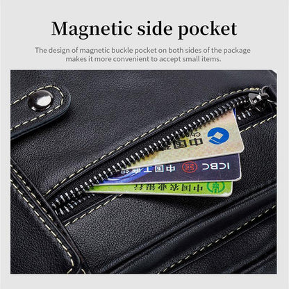 LargeCapacity RealLeather Multifunctional Crossbody Bag - VOTVO