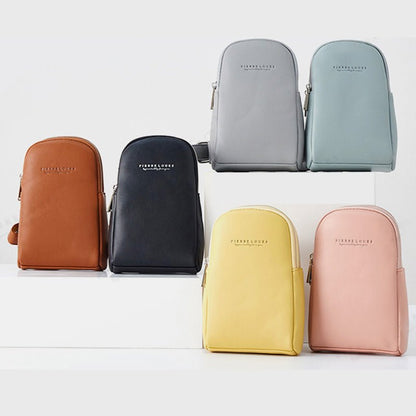 Lightweight Casual Sling Bag for Women – PU Leather Small Crossbody Backpack - VOTVO