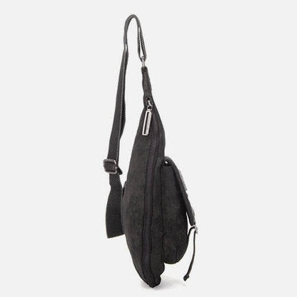 Multifunctional Canvas Chest Bag for Men – Leisure Crossbody Riding Bag - VOTVO