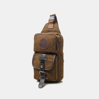 Sling Bag for Men – Lightweight Outdoor Sport Canvas Crossbody Backpack