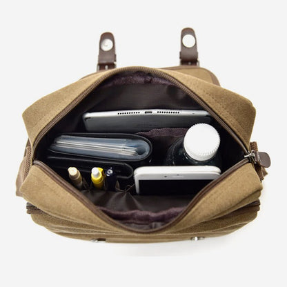 Retro Canvas Messenger Bag for Men – Crossbody Shoulder Bag for Business & Travel - VOTVO