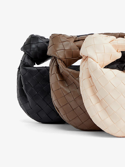 Mini Leather Knot Bag – Elegant Daily Handbag