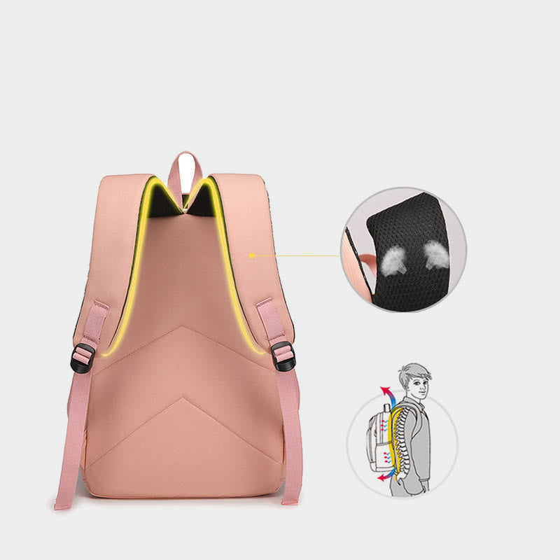 Waterproof Backpack for Women – Soft Breathable Fabric Casual Travel Bag