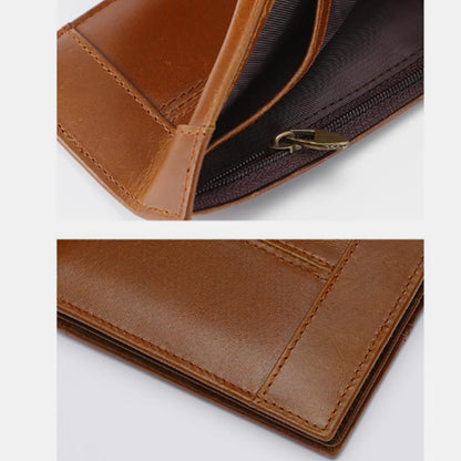 Retro RFID Multi - Slot Wallet – Leather, Stylish and Secure for Men - VOTVO