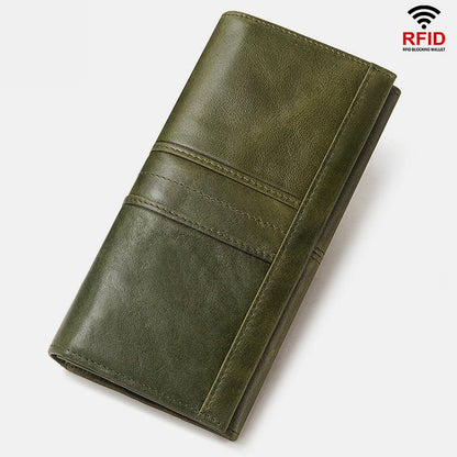 RFID Blocking Anti-theft Genuine Leather Wallet | Stylish & Secure