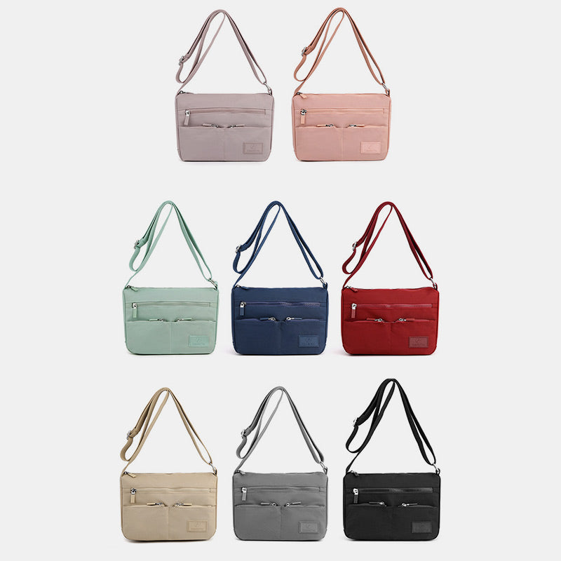 Multi-Pocket Lightweight Waterproof Casual Crossbody Bag for Women