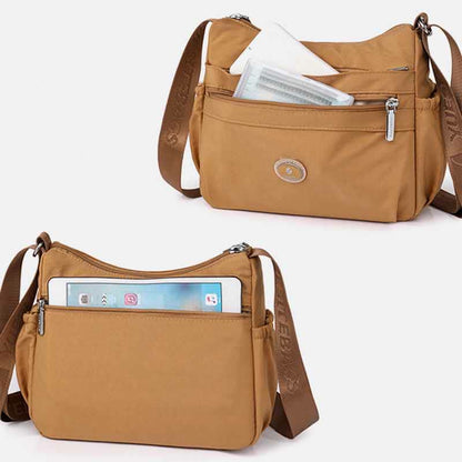 Multiple Color Crossbody Purse for Women - Large Nylon Commuter Bag - VOTVO