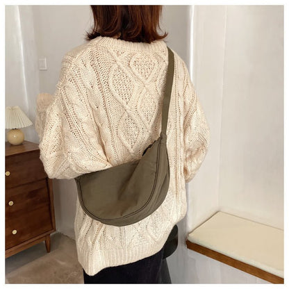 Nylon Dumpling Crossbody Bag for Women – Stylish Shopping Shoulder Bag - VOTVO