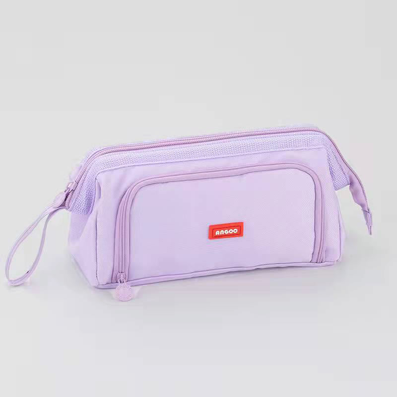 Multifunctional Double Layer Large Capacity Pencil Case for Study & Organization