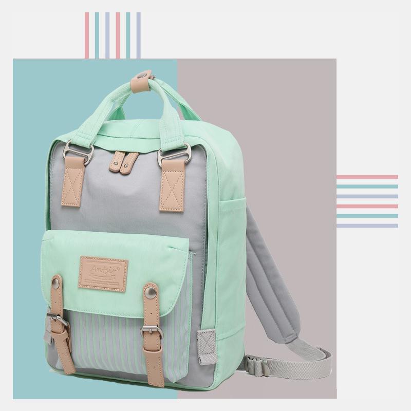 Large Capacity Vintage Laptop Backpack for Women – Multi - Pocket, Stylish & Durable for School & Travel - VOTVO
