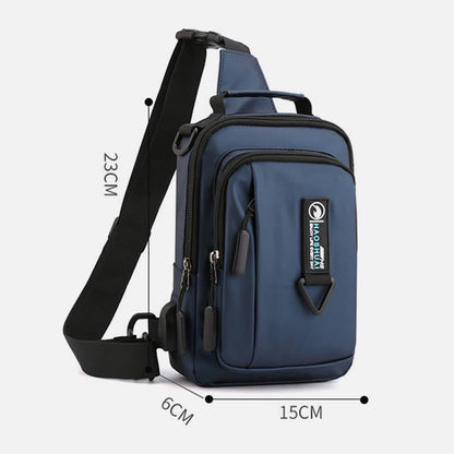 Pratica borsa a tracolla da uomo – Borsa da viaggio impermeabile
