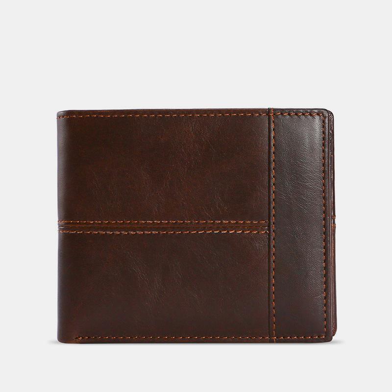 Retro RFID Multi - Slot Wallet – Leather, Stylish and Secure for Men - VOTVO