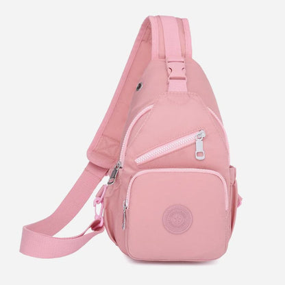 Sling Bag for Women | Multi-Pocket Waterproof Canvas Daily Shopping Backpack