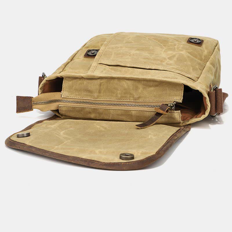 Retro Casual Shoulder Bag: Classic and Creative Design in High Quality Canvas - VOTVO