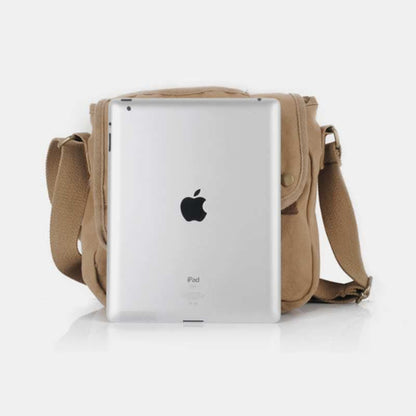 Small Canvas Messenger Bag – Casual Travel & Working Crossbody Shoulder Bag