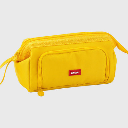 Multifunctional Double Layer Large Capacity Pencil Case for Study & Organization