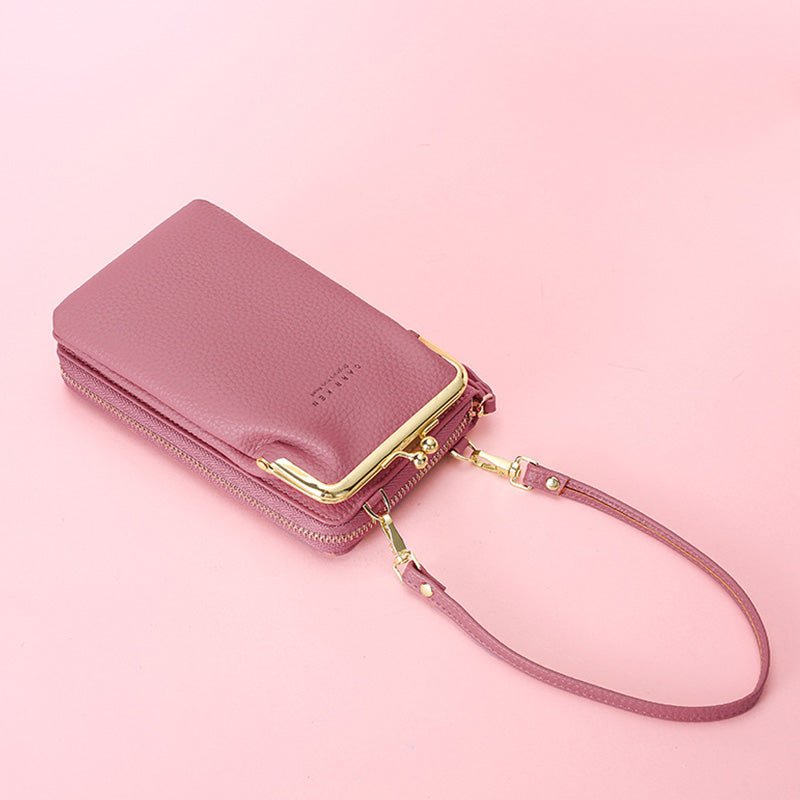 Multifunctional Kiss - Lock Crossbody Phone Bag - VOTVO
