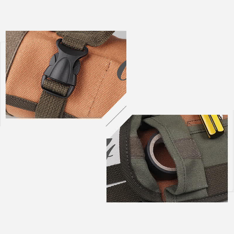 Roll Tool Pouch – Rolling Tool Bag Handbag Shoulder Organizer for Men