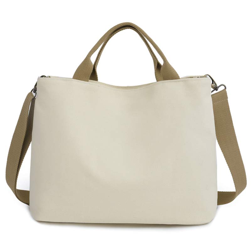 Borsa tote in tela riutilizzabile e impermeabile – Borsa a tracolla versatile