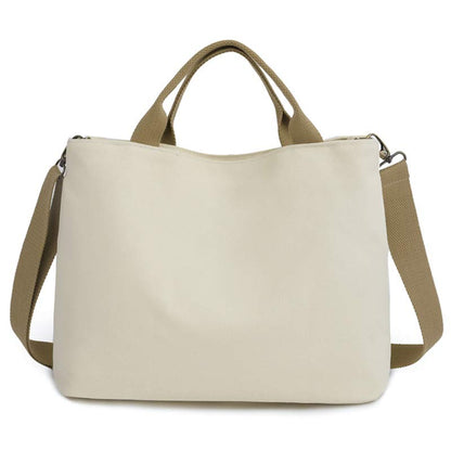 Borsa tote in tela riutilizzabile e impermeabile – Borsa a tracolla versatile