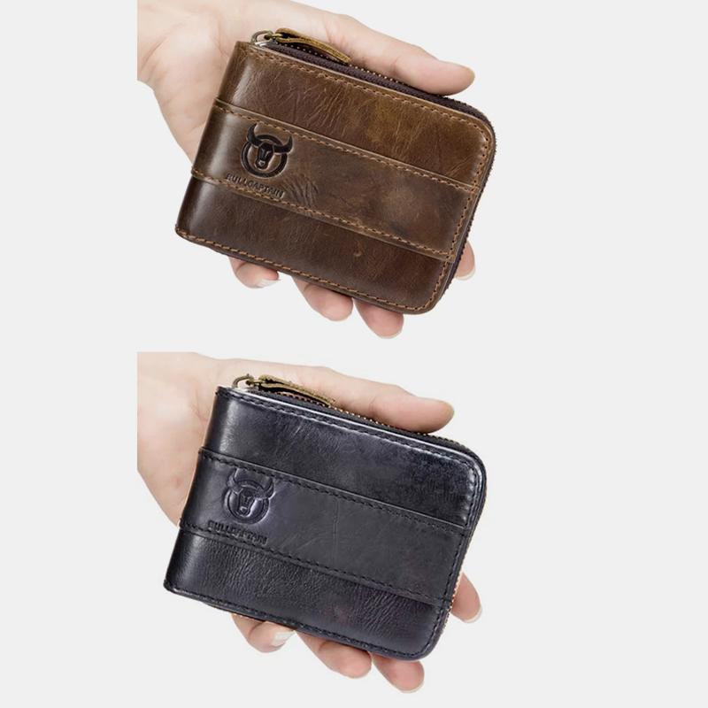 RFID Antimagnetic Vintage Genuine Leather Wallet - VOTVO