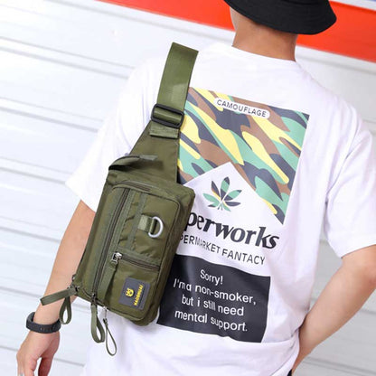 Large-Capacity Lightweight Sling Bag Waist Bag for Men