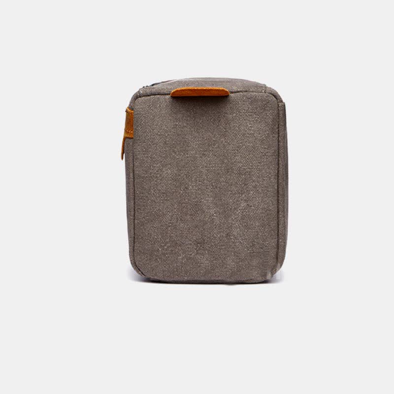 Borsa per il trucco in tela retrò – Borsa da viaggio per donne e uomini