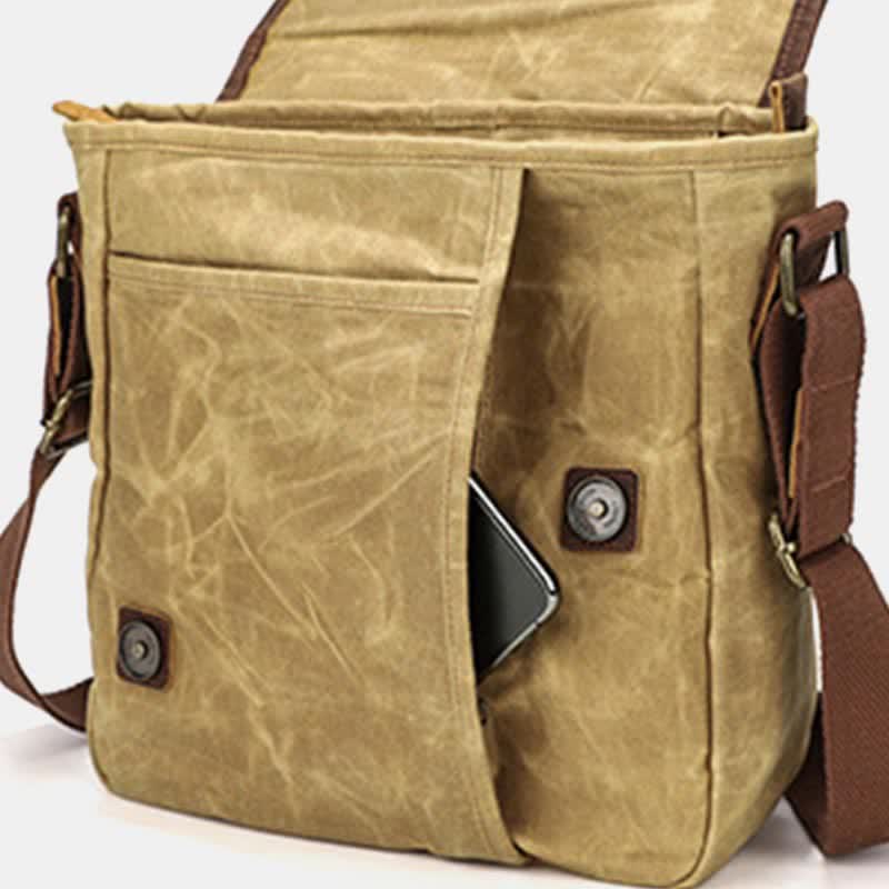 Retro Casual Shoulder Bag: Classic and Creative Design in High Quality Canvas - VOTVO